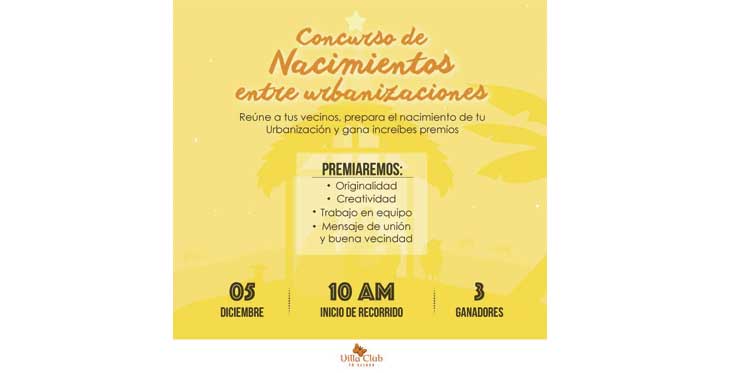 “Somos la Navidad en Villa Club” es el concurso que busca elegir al mejor nacimiento “Somos la Navidad en Villa Club” es el concurso que busca elegir al mejor nacimiento